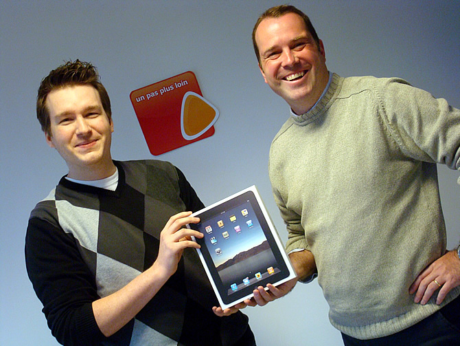 Winnaar iPad: Julien Collin