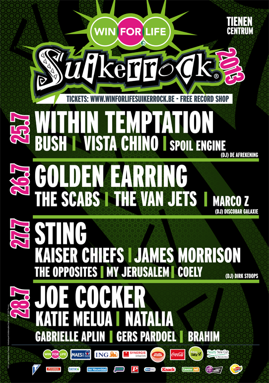 Affiche Suikerrock 2013
