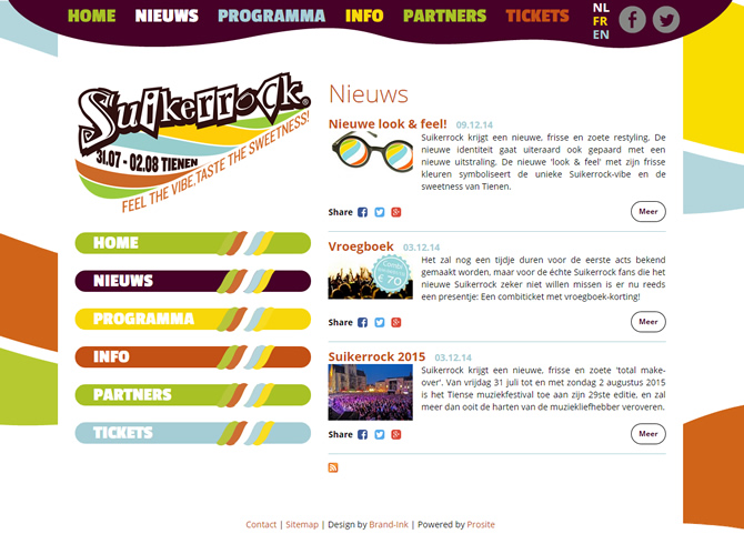 Suikerrock website