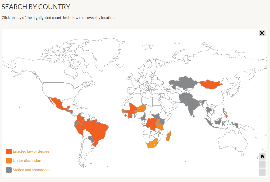 interactieve wereldkaart