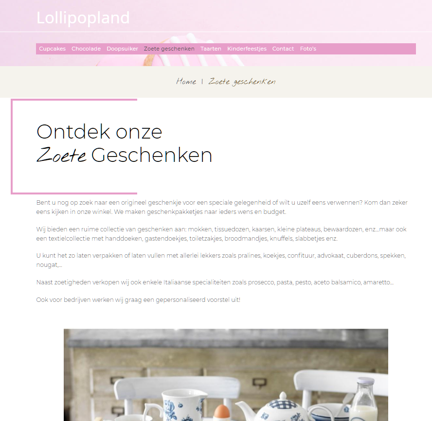 lollipopland wordpress website screenshot