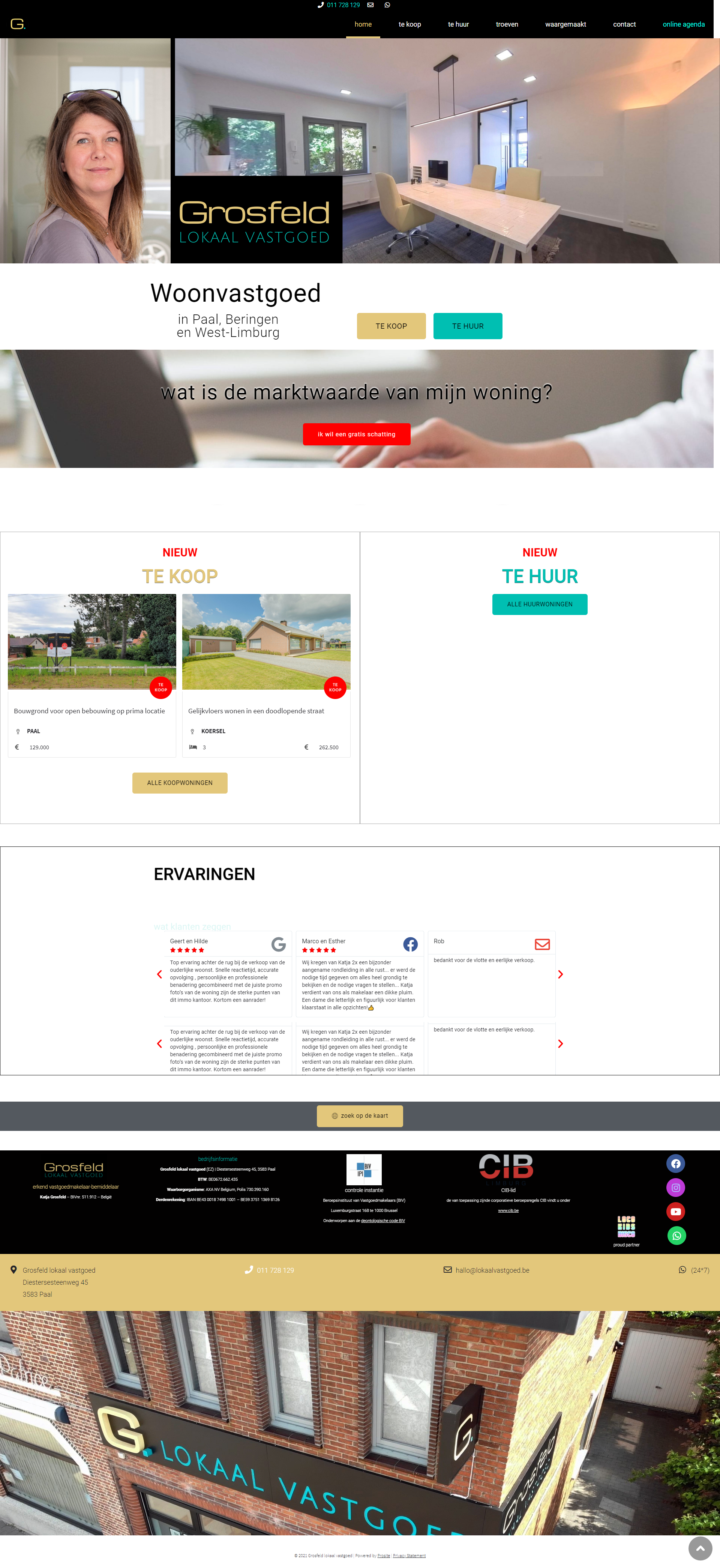 Screenshot  website lokaalvastgoed