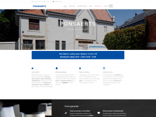 Screenshot Ponsaerts - Inbraakbeveiliging en een 24u_24u service - www.ponsaerts.com