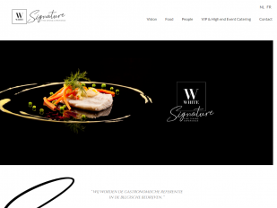 White Signature WordPress Website